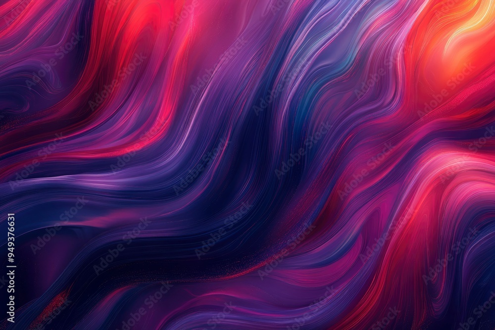 Abstract Swirling Lines in Vibrant Purple and Red Hues Abstract Swirling Lines in Vibrant Purple and Red Hues