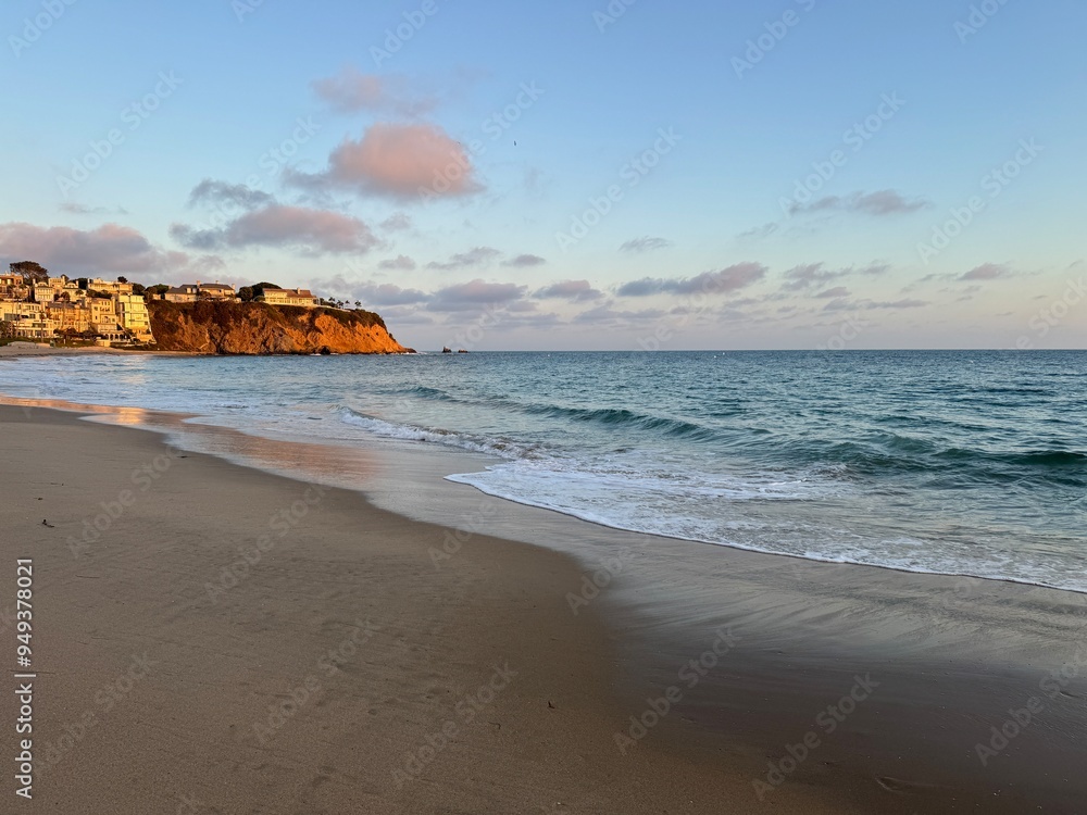 Naklejka premium Emerald Bay in Laguna Beach California 