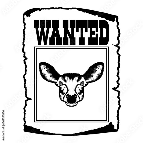 Deer Wanted Poster