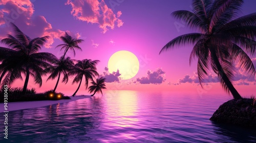 Tropical Sunset Paradise