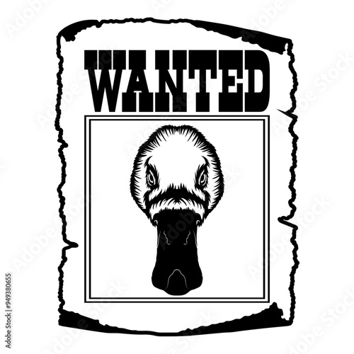 Duck Wanted Poster