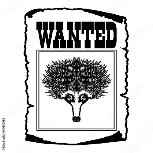 Echidna Wanted Poster