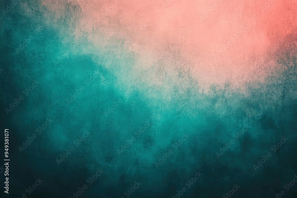 Abstract Teal and Pink Gradient Background with Textured Surface Abstract Teal and Pink Gradient Background with Textured Surface