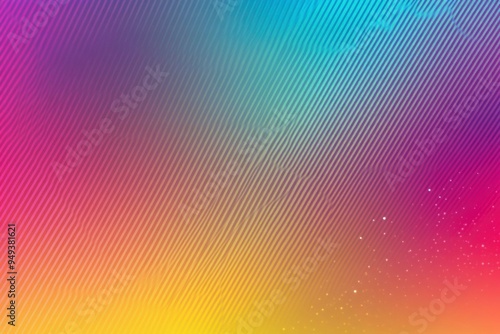 Abstract Diagonal Striped Gradient Background with Glittering Particles