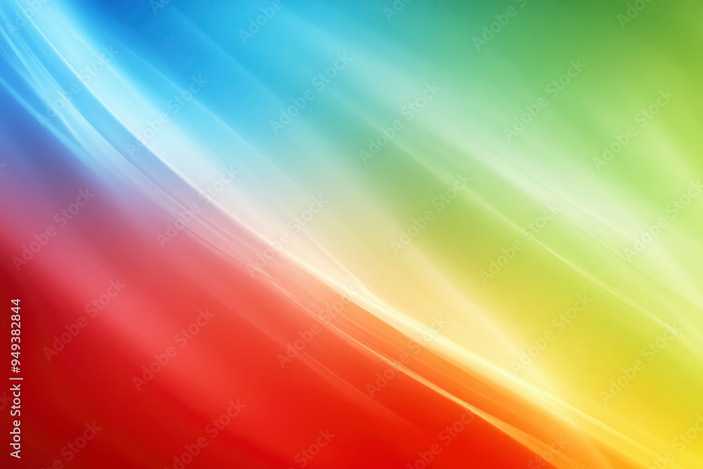 Abstract Background with Diagonal Blurred Lines in Red, Yellow, Green, and Blue Abstract Background with Diagonal Blurred Lines in Red, Yellow, Green, and Blue