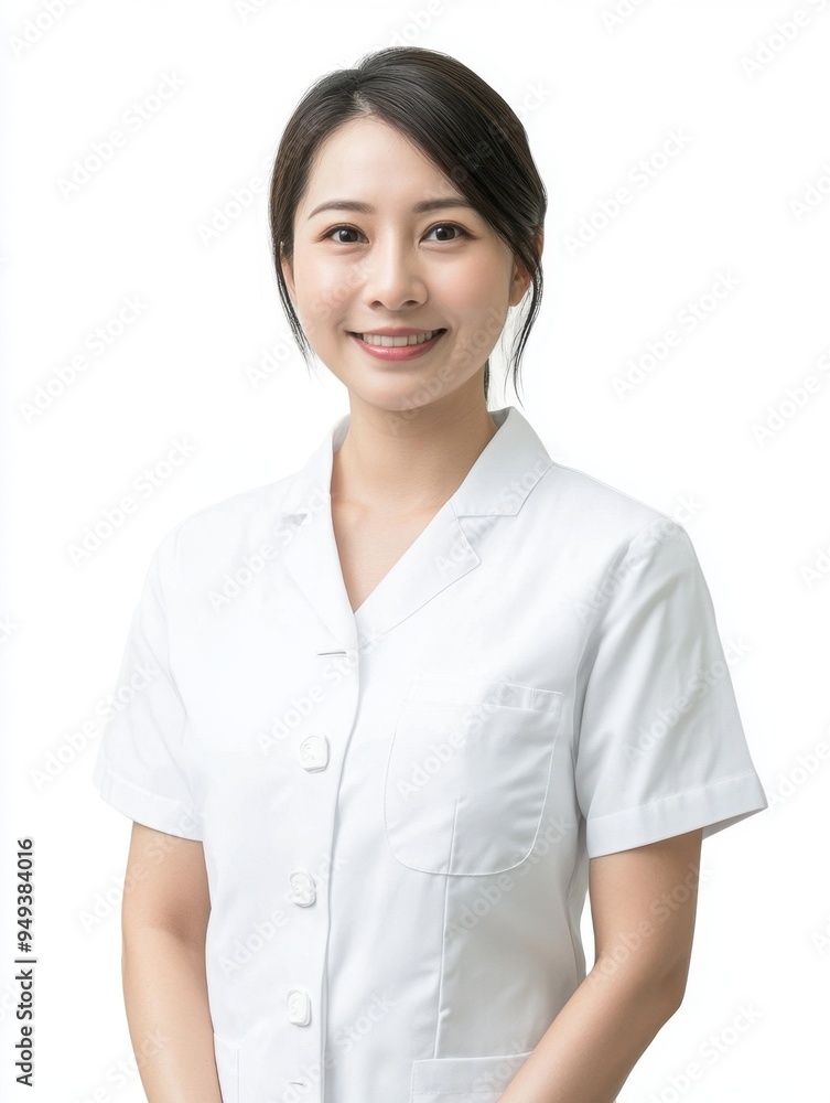 Free photo white background medical assistant nurse Free photo white background medical assistant nurse
