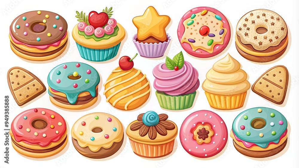 whimsical dessert graphics free vector crumbs illustration sweet treats concept playful food design illustrations Bakery branding logo inspiration crumbs concept cookies colorful tasty icons whimsical dessert graphics free vector crumbs illustration sweet treats concept playful food design illustrations Bakery branding logo inspiration crumbs concept cookies colorful tasty icons