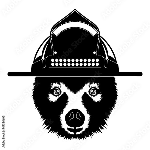 Firefighter Mexican Raccoon photo