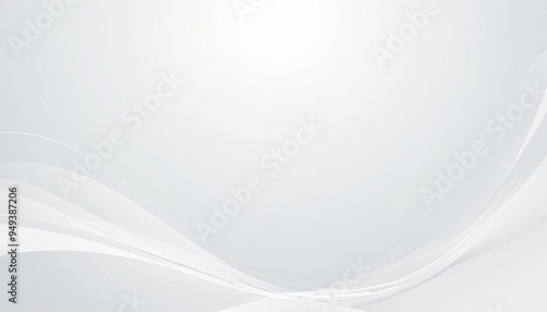 Wallpaper Mural Eye catching modern shiny wavy line white background design 8 Torontodigital.ca
