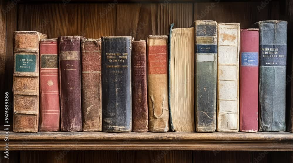 Aged book resting on a wooden rack in a vintage room with classic decor and warm ambient light
seamless looping 4k time-lapse virtual video animation background. generated ai Aged book resting on a wooden rack in a vintage room with classic decor and warm ambient light
seamless looping 4k time-lapse virtual video animation background. generated ai