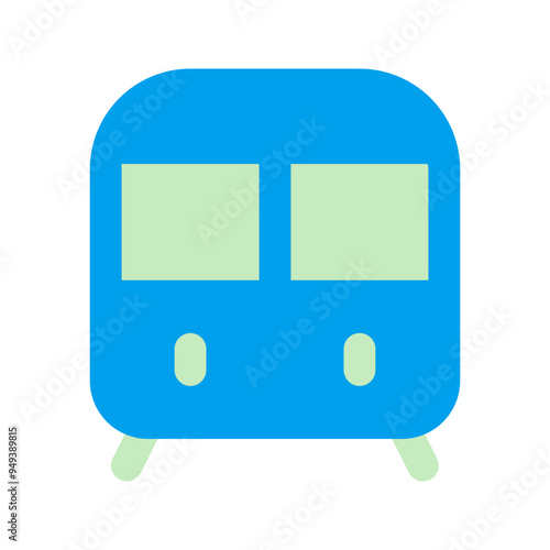 train duo tone icon