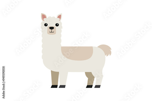 Alpaca image vector 06