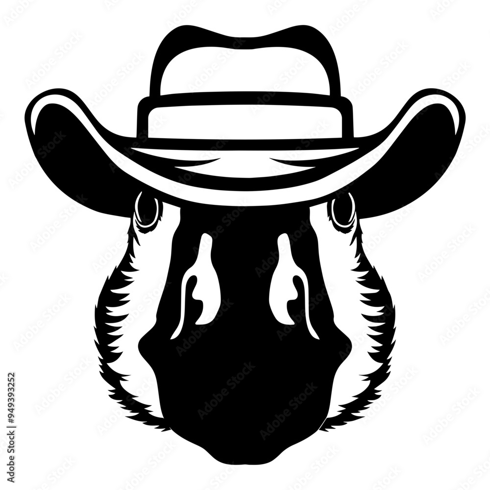 Goose In Cowboy Hat Goose In Cowboy Hat