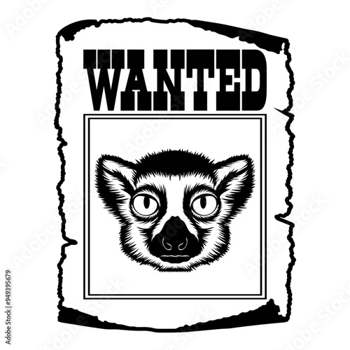 Lemur Wanted Poster