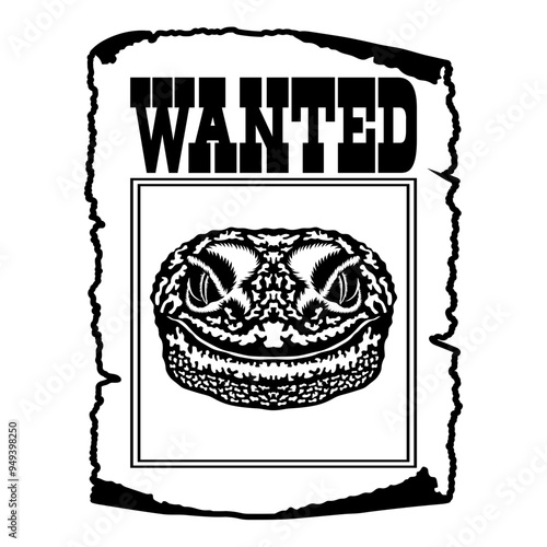 Lizard Wanted Poster