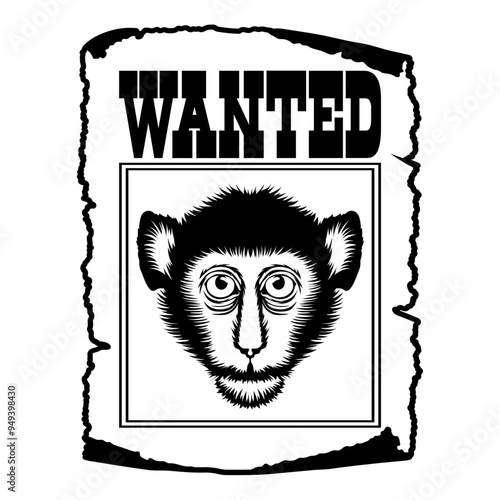 Monkey Wanted Poster