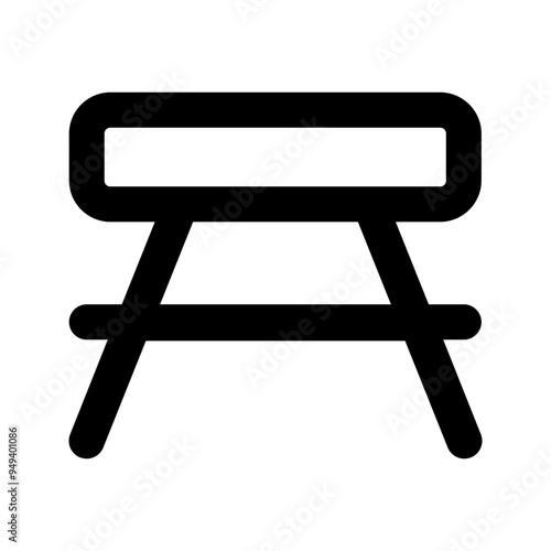 rest area glyph icon