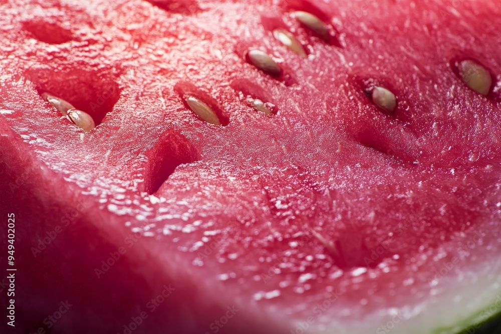 Macro Shot of Watermelon Pulp with Seeds. Macro Shot of Watermelon Pulp with Seeds.