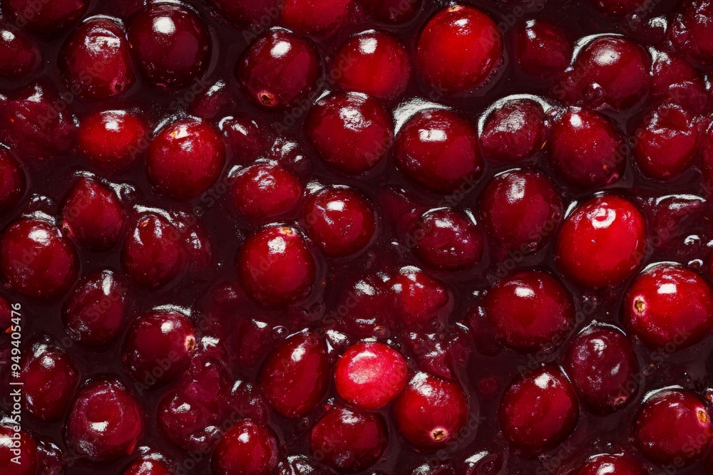 Closeup of Cranberry Sauce. Closeup of Cranberry Sauce.