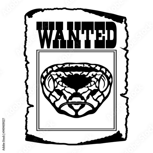 Snake Wanted Poster