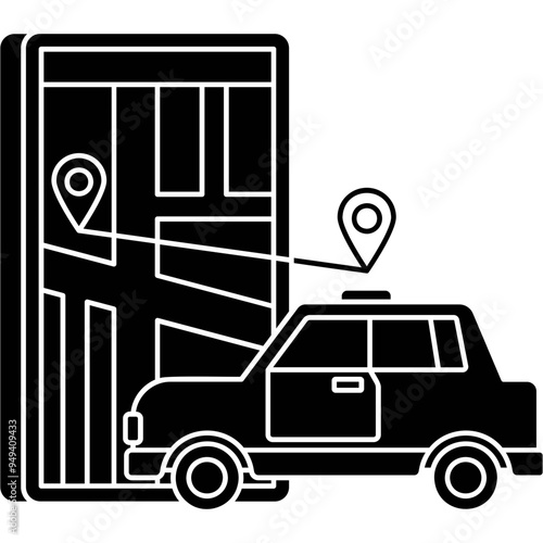 Ride Hailing Icon