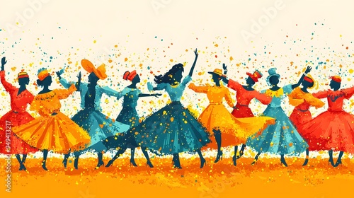 Celebrating Latin American Heritage Through Colorful Dance and Music at Vibrant Festivals