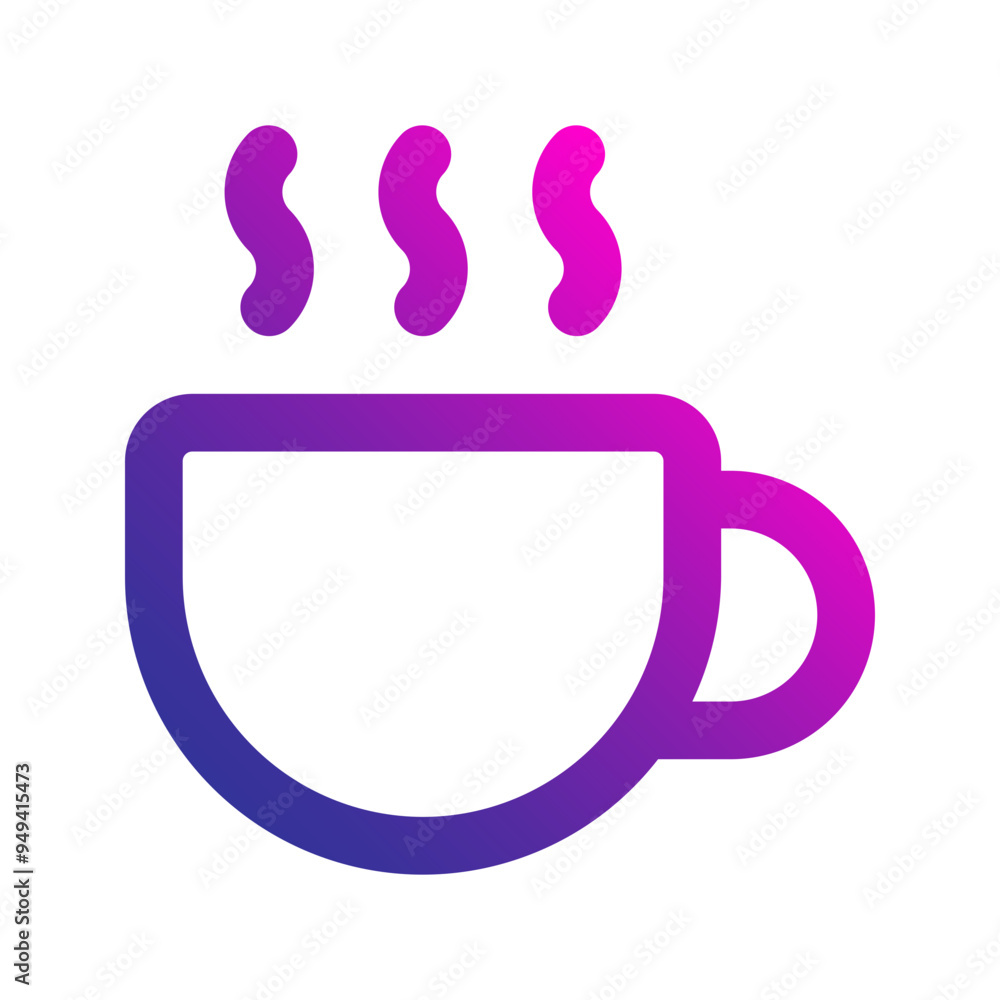 coffee shop gradient icon coffee shop gradient icon