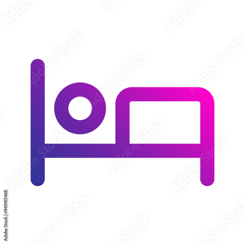accommodation gradient icon