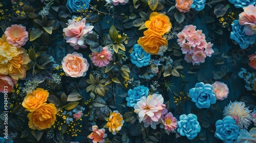 A Colorful Floral Arrangement