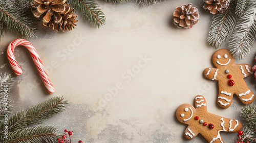 christmas frame back ground, free space at center