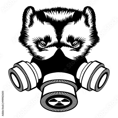 Wolverine In Gas Mask