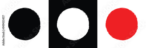 grange circle line sketch set. Vector circular scribble doodle round circles for message note mark design element. Pencil or pen graffiti bubble or ball draft illustration in eps 10.