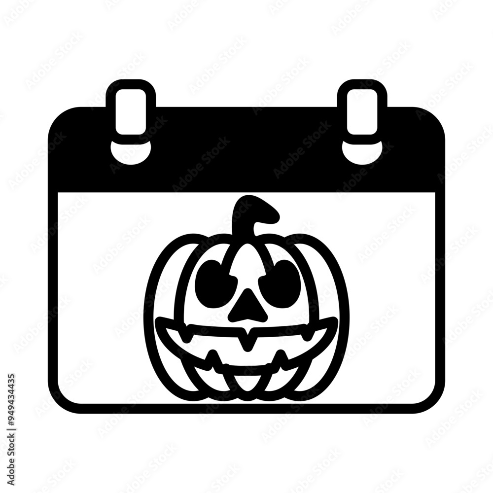 Obraz premium Halloween Solid Black