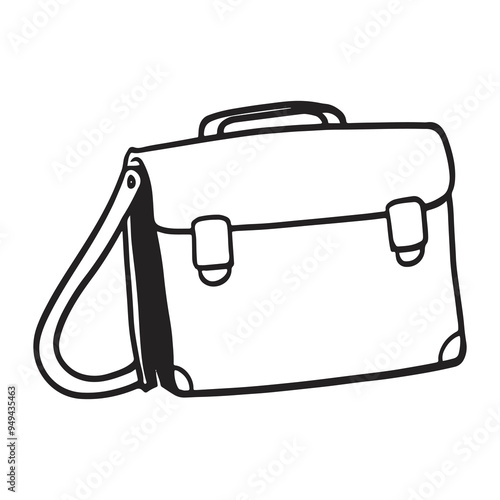 Briefcase drawing object. L...