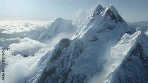 Towering summits Footage 4K photo