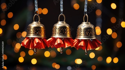 Wallpaper Mural christmas bell with bells   Torontodigital.ca