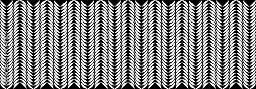 Abstract, Geometric, Lines, pattern, Illustration, vector, alternating overlapping, orderly arrangement background, banner, website, template. Black and white color.
