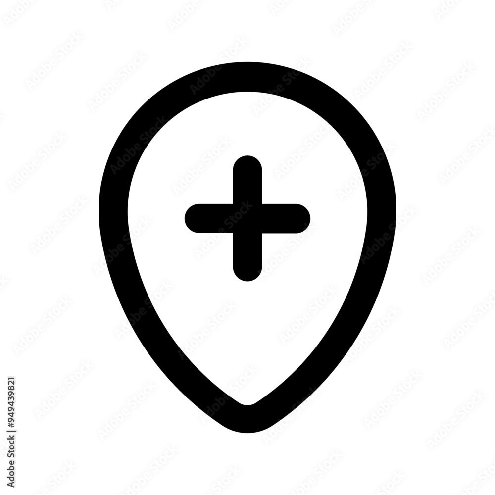 hospital line icon hospital line icon
