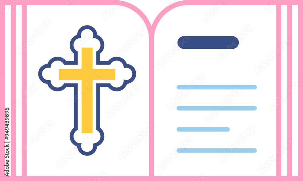 Fototapeta premium llustration vector icons about religion