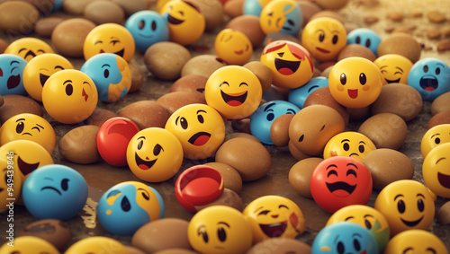 smiley faces emojy