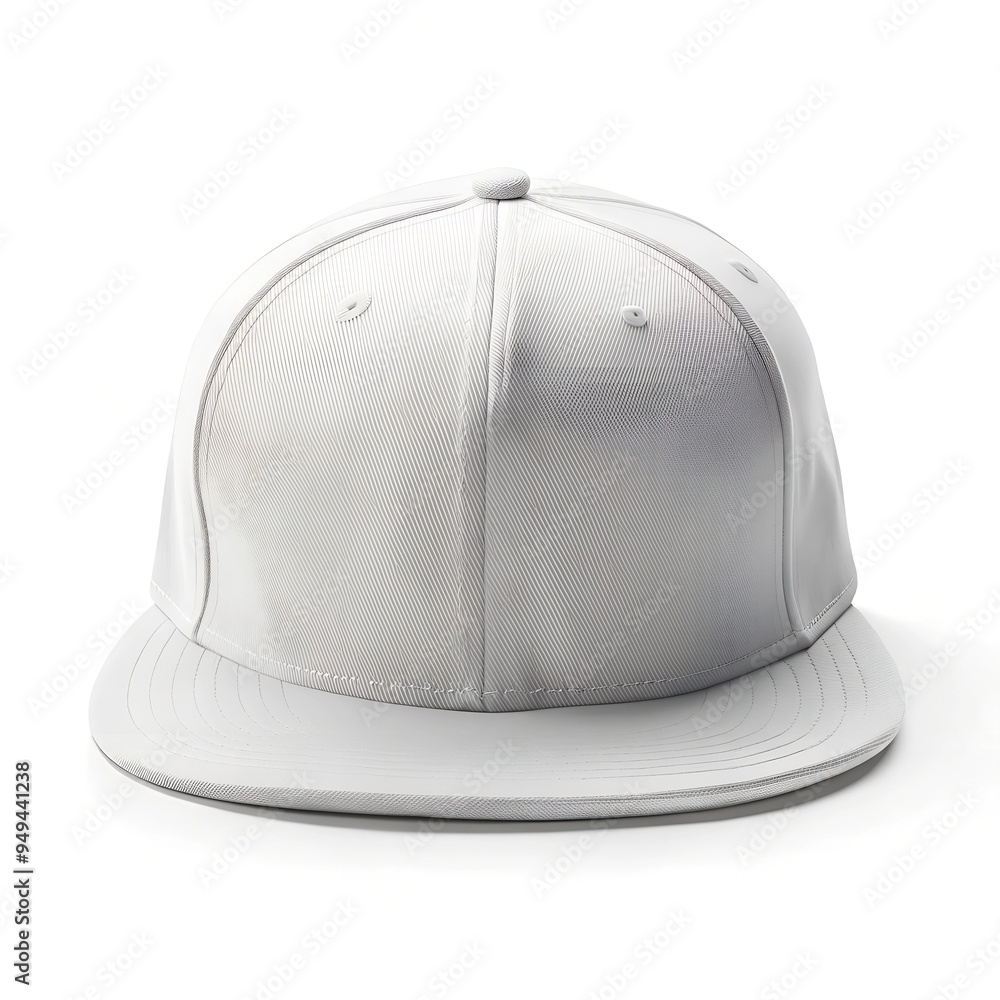 white snapback hat cap for mockup isolated on white white snapback hat cap for mockup isolated on white