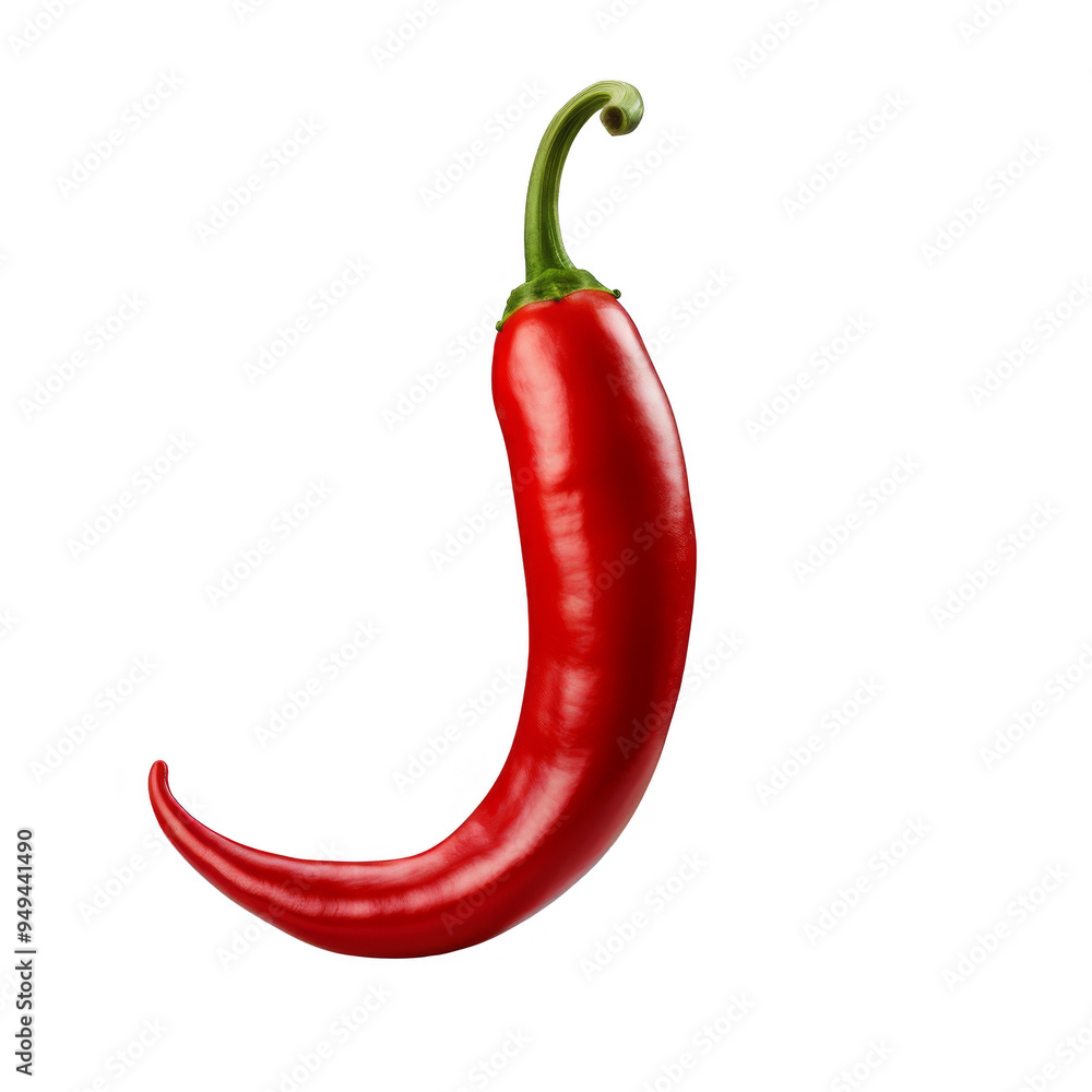 Chili Isolated on a Transparent Background Chili Isolated on a Transparent Background