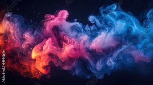 Abstract Smoke Art