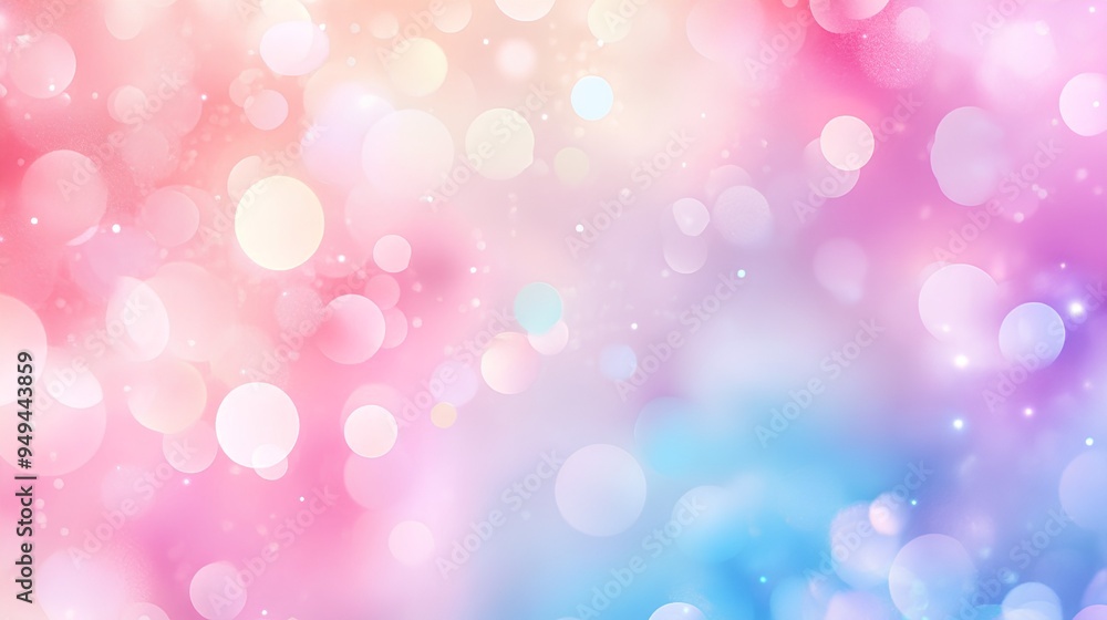 an abstract background with a bokeh effect, featuring soft, out-of-focus circles of light. The colors blend smoothly from pink and peach tones on the left to blue and purple hues on the right an abstract background with a bokeh effect, featuring soft, out-of-focus circles of light. The colors blend smoothly from pink and peach tones on the left to blue and purple hues on the right
