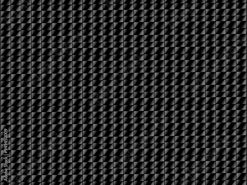 Black metal texture steel background. Perforated metal sheet.