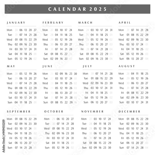 Calendar 2025 Dates Editable Format