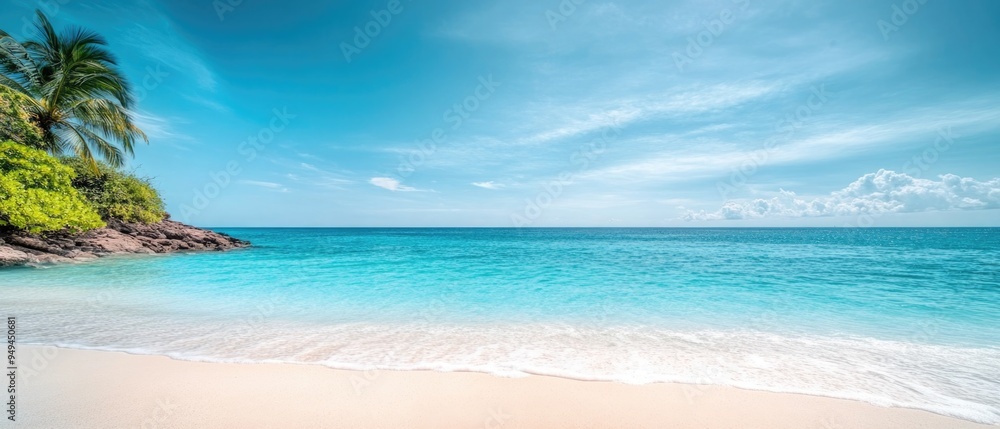 Vacation on a deserted island in the tropics Vacation on a deserted island in the tropics