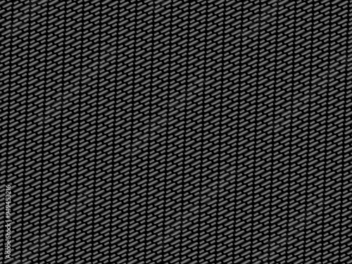 Black metal texture steel background. Perforated metal sheet.