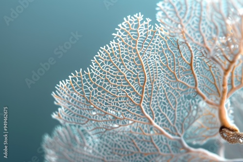 Gorgonian sea rod coral Eunicea calyculata Roatan  Honduras photo