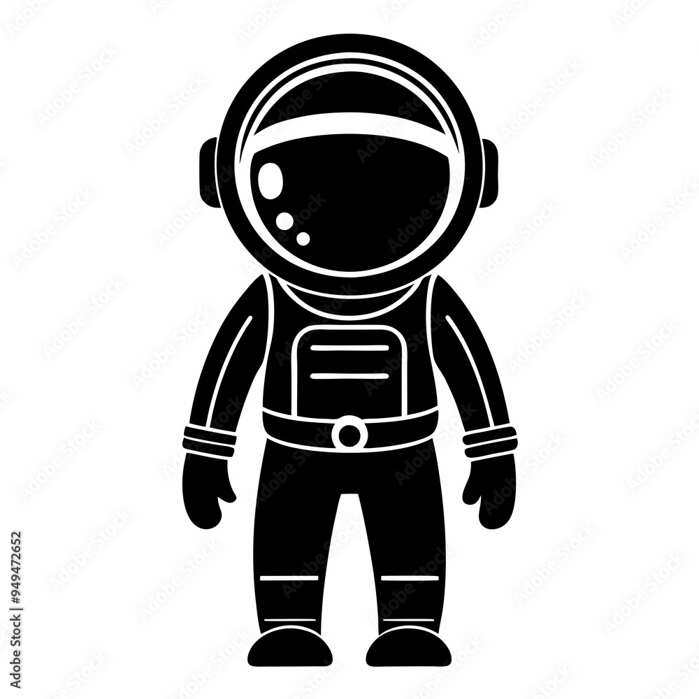 Astronaut Black silhouette Astronaut Black silhouette